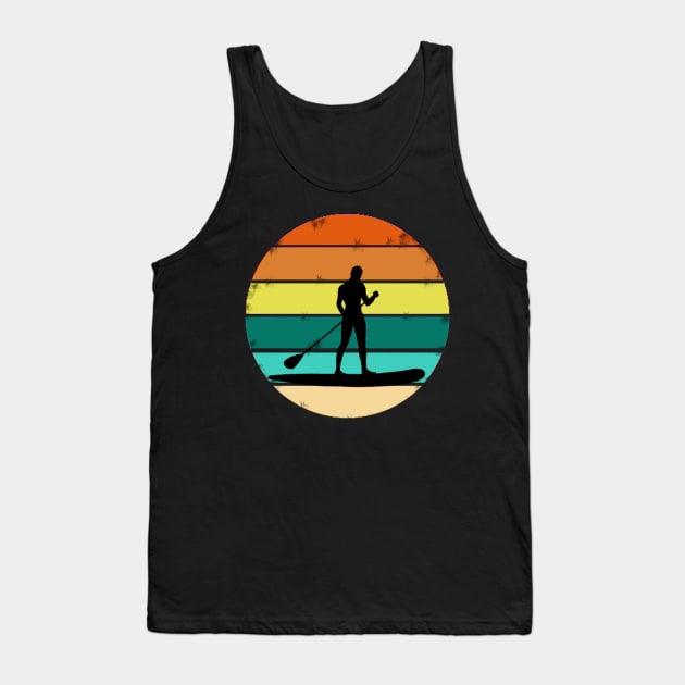 Stand Up Paddle Board Tank Top by GrayDaiser